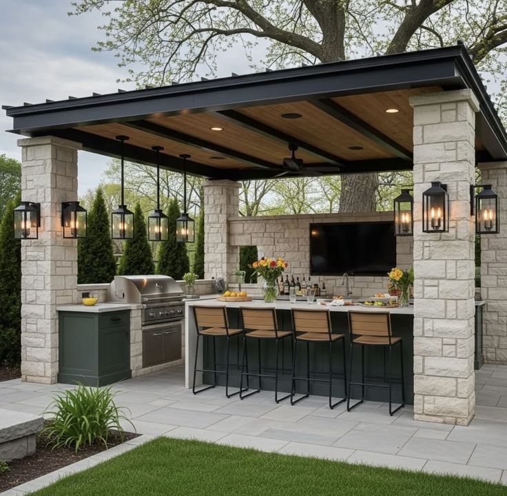 Outdoor living structure placeholder